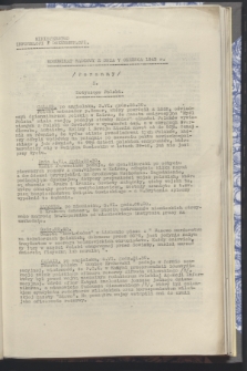 Komunikat Radiowy z dnia 7 czerwca 1943 - wydanie poranne