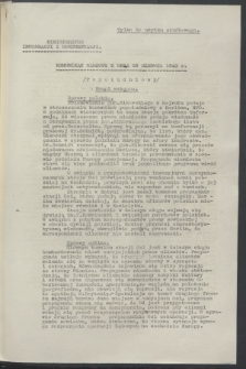 Komunikat Radiowy z dnia 29 czerwca 1943 - wydanie popołudniowe