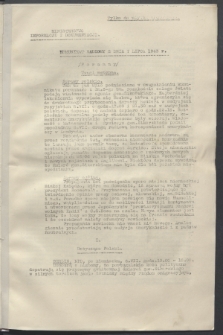 Komunikat Radiowy z dnia 7 lipca 1943 - wydanie poranne