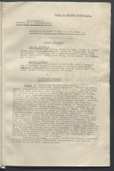 Komunikat Radiowy z dnia 9 lipca 1943 - wydanie popołudniowe