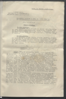 Komunikat Radiowy z dnia 10 lipca 1943 - wydanie poranne