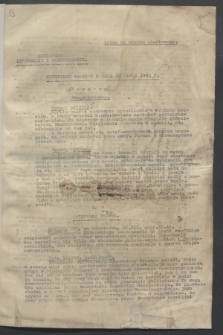 Komunikat Radiowy z dnia 13 lipca 1943 - wydanie poranne