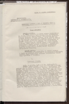 Komunikat Radiowy z dnia 2 września 1943 - wydanie popołudniowe