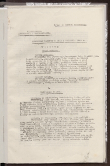 Komunikat Radiowy z dnia 3 września 1943 - wydanie poranne