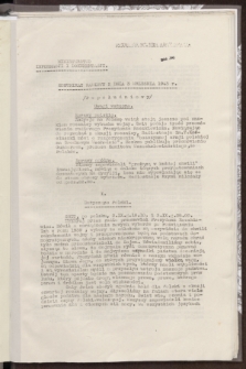 Komunikat Radiowy z dnia 3 września 1943 - wydanie popołudniowe