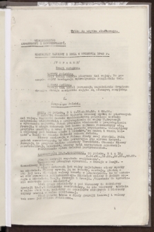 Komunikat Radiowy z dnia 6 września 1943 - wydanie poranne