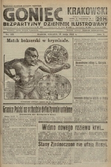 Goniec Krakowski : bezpartyjny dziennik popularny. 1922, nr 133