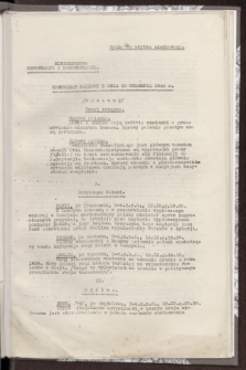 Komunikat Radiowy z dnia 15 września 1943 - wydanie poranne
