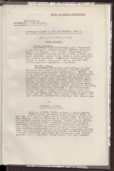 Komunikat Radiowy z dnia 16 września 1943 - wydanie popołudniowe