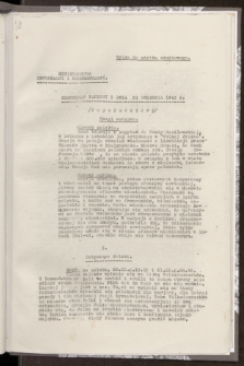 Komunikat Radiowy z dnia 21 września 1943 - wydanie popołudniowe