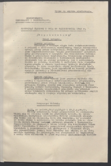 Komunikat Radiowy z dnia 25 października 1943 - wydanie popołudniowe