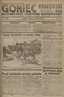 Goniec Krakowski : bezpartyjny dziennik popularny. 1922, nr 166