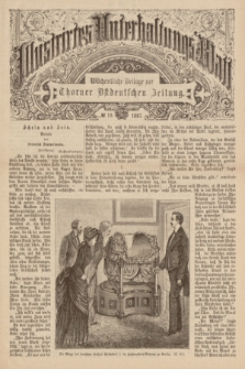 Illustrirtes Unterhaltungs-Blatt : Wöchentliche Beilage zur Thorner Ostdeutschen Zeitung. 1887, № 19 ([8 Mai])