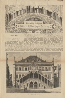 Illustrirtes Unterhaltungs-Blatt : Wöchentliche Beilage zur Thorner Ostdeutschen Zeitung. 1891, № 29 ([19 Juli])