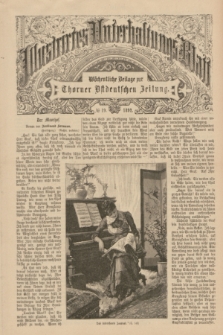 Illustrirtes Unterhaltungs-Blatt : Wöchentliche Beilage zur Thorner Ostdeutschen Zeitung. 1892, № 19 ([8 Mai])