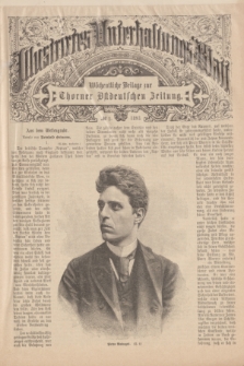 Illustrirtes Unterhaltungs-Blatt : Wöchentliche Beilage zur Thorner Ostdeutschen Zeitung. 1893, № 1 ([8 Januar])
