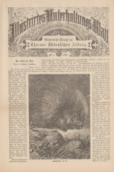 Illustrirtes Unterhaltungs-Blatt : Wöchentliche Beilage zur Thorner Ostdeutschen Zeitung. 1893, № 14 ([9 April])