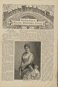 Illustrirtes Unterhaltungs-Blatt : Wöchentliche Beilage zur Thorner Ostdeutschen Zeitung. 1893, № 46 ([19 November])