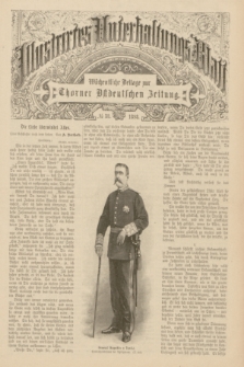 Illustrirtes Unterhaltungs-Blatt : Wöchentliche Beilage zur Thorner Ostdeutschen Zeitung. 1898, № 38 ([18 September])
