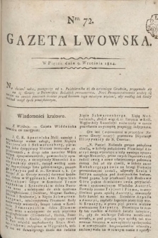 Gazeta Lwowska. 1814, nr 72