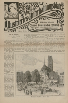 Illustriertes Unterhaltungsblatt : Wöchentliche Beilage zur Thorner Ostdeutschen Zeitung. 1900, № 11 ([11 März])