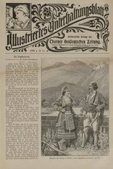 Illustriertes Unterhaltungsblatt : Wöchentliche Beilage zur Thorner Ostdeutschen Zeitung. 1900, № 15 ([8 April])