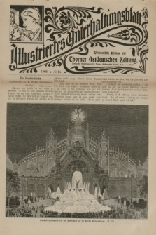 Illustriertes Unterhaltungsblatt : Wöchentliche Beilage zur Thorner Ostdeutschen Zeitung. 1900, № 16 ([15 April])