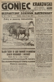 Goniec Krakowski : bezpartyjny dziennik popularny. 1922, nr 190