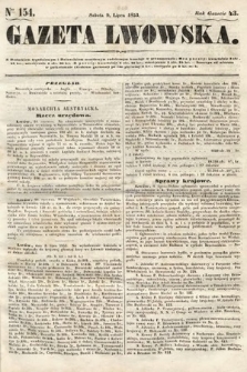 Gazeta Lwowska. 1853, nr 154