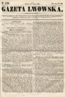 Gazeta Lwowska. 1853, nr 156