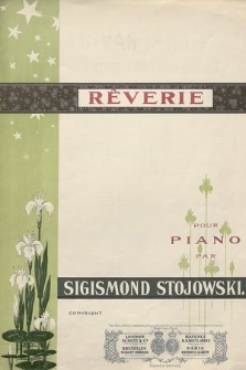 Rêverie : pour piano : op. 15. No. 1