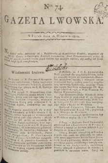 Gazeta Lwowska. 1814, nr 74