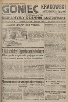 Goniec Krakowski : bezpartyjny dziennik popularny. 1922, nr 244