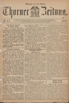 Thorner Zeitung. 1867, № 20 (23 Oktober) + dod.