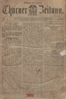 Thorner Zeitung. 1868, № 1 (1 Januar)