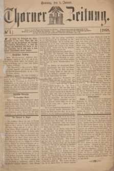 Thorner Zeitung. 1868, № 4 (5 Januar)