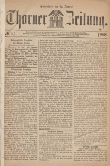 Thorner Zeitung. 1868, № 9 (11 Januar)