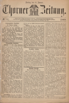 Thorner Zeitung. 1868, № 14 (17 Januar)