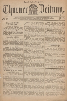 Thorner Zeitung. 1868, № 15 (18 Januar)