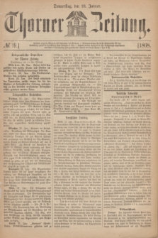 Thorner Zeitung. 1868, № 19 (23 Januar)