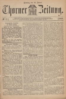 Thorner Zeitung. 1868, № 22 (26 Januar)