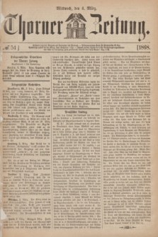 Thorner Zeitung. 1868, № 54 (4 März)