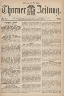 Thorner Zeitung. 1868, № 98 (26 April)