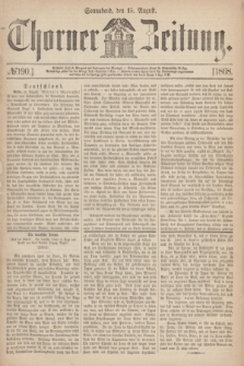 Thorner Zeitung. 1868, № 190 (15 August)