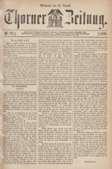 Thorner Zeitung. 1868, № 193 (19 August)
