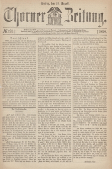 Thorner Zeitung. 1868, № 195 (21 August)