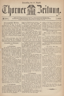 Thorner Zeitung. 1868, № 200 (27 August)