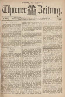 Thorner Zeitung. 1868, № 206 (3 September)