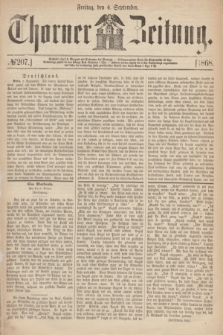 Thorner Zeitung. 1868, № 207 (4 September)