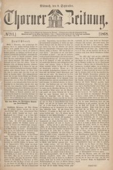 Thorner Zeitung. 1868, № 211 (9 September)